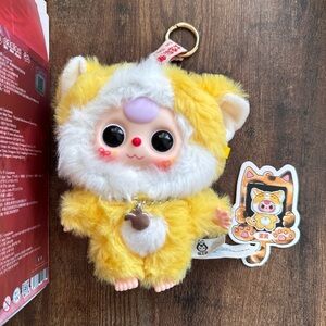 Baby Three Cats & Dogs plush pendant
